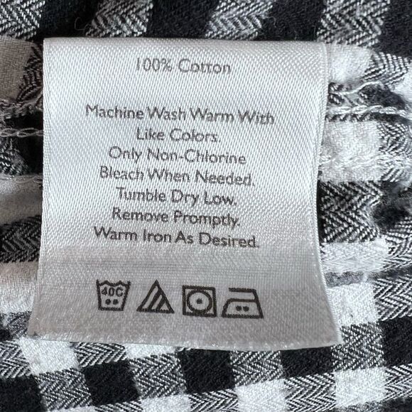 Eddie Bauer Buffalo plaid cotton flannel button down shirt size large - Picture 8 of 8